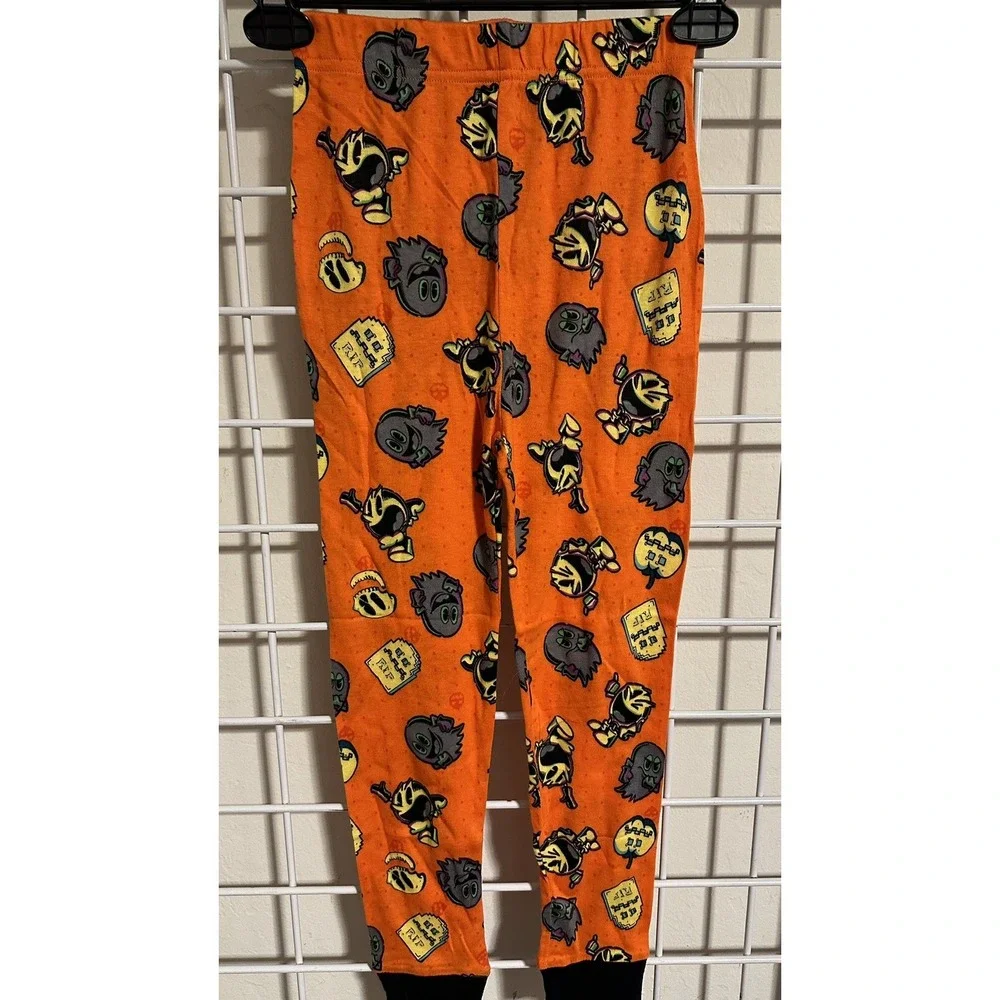 Children's Pajama Set, Size 8 New PAC-man Halloween - Glow In The Dark